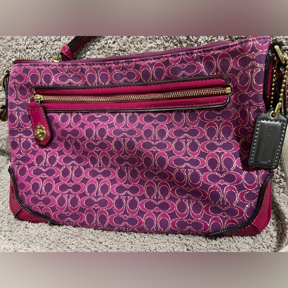 Coach Pink/Purple Crossbody Bag - Picture 2 of 4